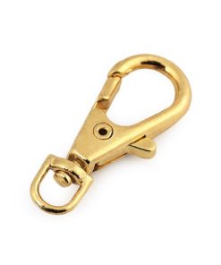 730926-5 Karabiner 11*26mm arany 25db/csomag