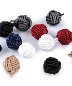 2190 Fonott gomb fekete