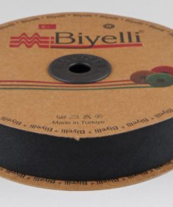 PES/Pam.f.pánt 30mm 1.fekete  25m/vég