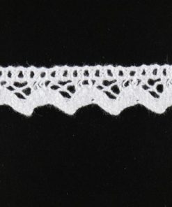 Pamutcsipke 701243/ 701346  0 fehér 12mm-es