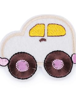 400022 Vas.ható cimke autó 1. fehér