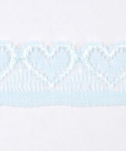 180707-5 Elasztikus csipke v.kék 13,5m/vég  18mm