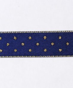 147371 Nyomott aranypöttyös sz. k.kék-21