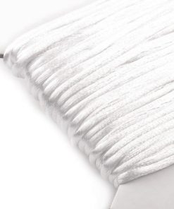 310022 Szatén zsinór 0 fehér 25m/vég