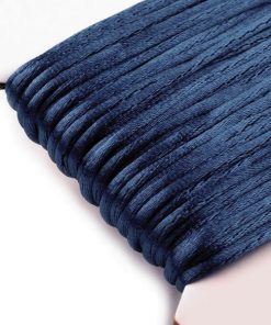 310022 Szatén zsinór 38 s.kék 25m/vég