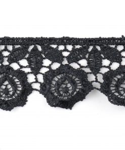 Légcsipke 058 tipus 1 fekete 33mm-es