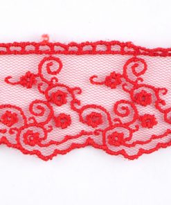 2443 Tüllcsipke 216 piros 14m/vég 45mm-es