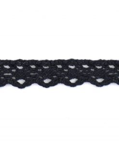 pamutcsipke 701468 -1 fekete 12mm-es