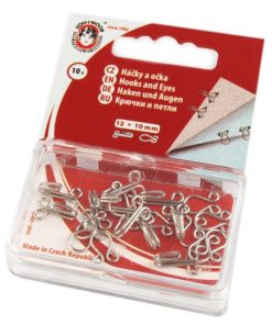 Francia kapocs 3-as nikkel (13+12mm)