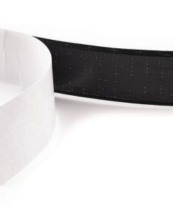 20mm-es Tépözár öntapadós 1 fekete 25m-es párban