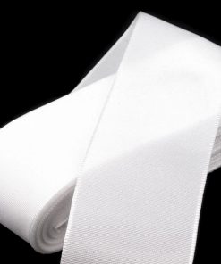 117236-40mm Taftsz.fehér 10m/vég