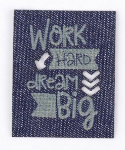 LE-4212 címke vas.ható-Work Hard (farmeres)