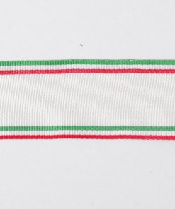 38mm-es Éremszalag fehér/nemzeti