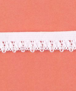 Fehérnemü szélgumi 514 0  fehér 12mm-es