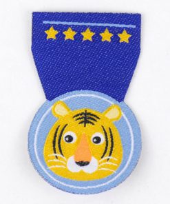 LE-5103 címke vas.ható-tigris érme Akc