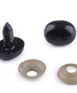 01062 Bizt.szem ovális csapos 13*18mm fekete M10