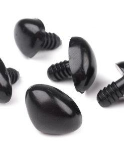 01070 Biztonsági orr/szem csapos 13x10mm  fekete M17