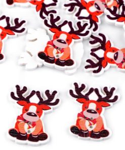 120610-2 Fa dekorgomb karácsonyi 30db/cs