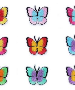 400025 Vas.ható pillangók vegyes színek
