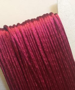 310022 Szatén zsinór 75 bordó 25m/vég