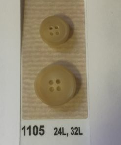 110524 ERIK/tol.381 24 L csontszín Divatgomb