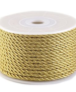 622006 6mm-es sodr.zsinór 09 lurex arany