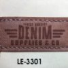 LE-3301 címke vas.ható-Denim (felirat)