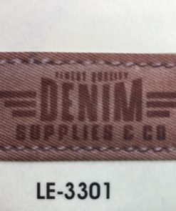 LE-3301 címke vas.ható-Denim (felirat)