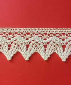 706900-3 Pamutcsipke ecrü 12m/vég 40mm-es