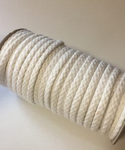 9mm-es pamutzsinór fehér 25m/vég