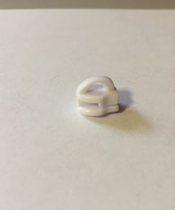 S40-es cipzárkocsi műanyag fehér méteres cipzárhoz