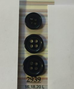 2939/16 Alex divatgomb 16L fekete