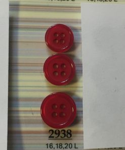 2938/16 Alex divatgomb 16L piros