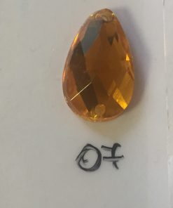 9831/07 Strassz 07 8*13mm s.sárga