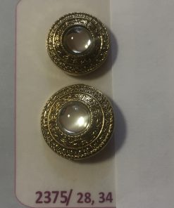 2375-28 L Ékszergomb arany 20 db/cs