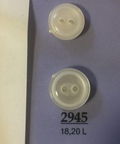 2945/20 Babi divatgomb 20L fehér