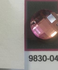 9830/04 Strassz 04 14mm rózsaszín