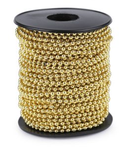 310195 Gyöngyök zsinóron lurex arany 25m/vég
