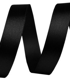 Szaténszalag 15mm 76 fekete