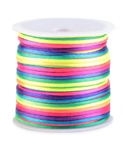 310139 Szatén zsinór 4 multicolor 30m/vég