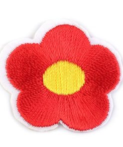 390561 Vasalható címke virág piros