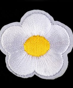 390561 Vasalható címke virág fehér