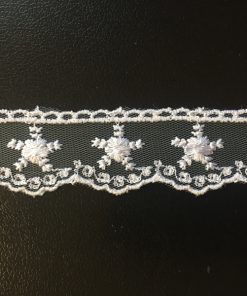 2016/3015 Hímzett tüllcsipke 25mm-es