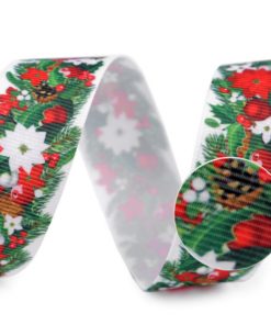 430679 Karácsonyi csillag ripsz   25 mm 22,5m/vég