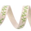 430708 Pamut szalag 10mm levelek 5 m /vég