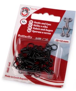 Francia kapocs 2/0 fekete