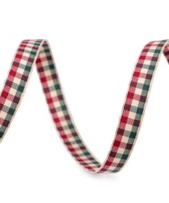 430832 TARTAN kockás szalag 10 mm - c.1 bézs(45m/vég)