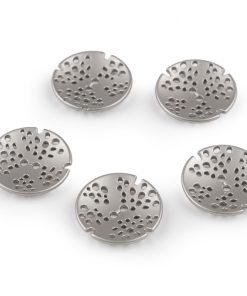 120800 Divatgomb 32  ezüst 20db/csomag