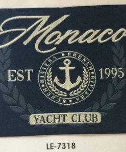 LE-7318 címke vas.ható Monaco (felirat)
