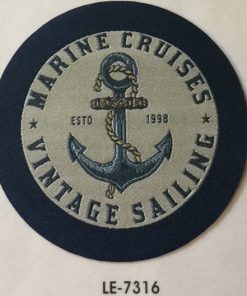 LE-7316 címke vas.ható Marine Cruises (felirat)